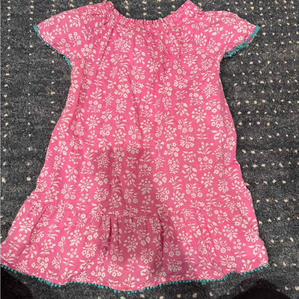 Boden Pink Floral Kids Dress